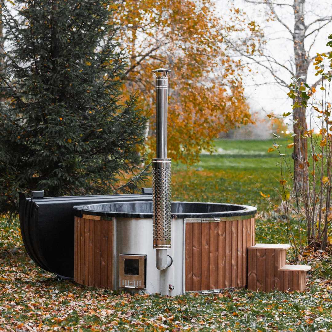 Круглая акриловая горячая ванна (со встроенным нагревателем)