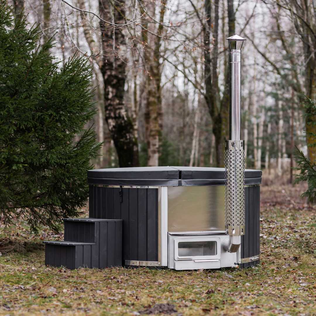 Круглая акриловая горячая ванна (со встроенным нагревателем Horizon)