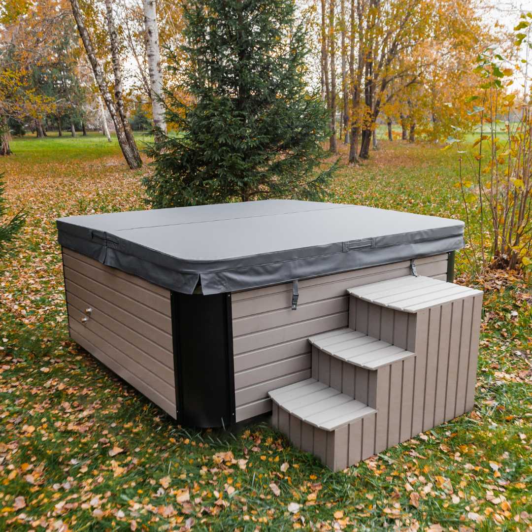 Квадратная акриловая горячая ванна (со встроенным нагревателем) 245×245