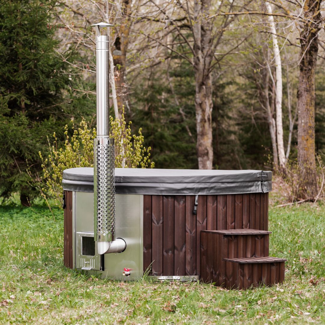 Круглая ванна из стекловолокна (со встроенным нагревателем)