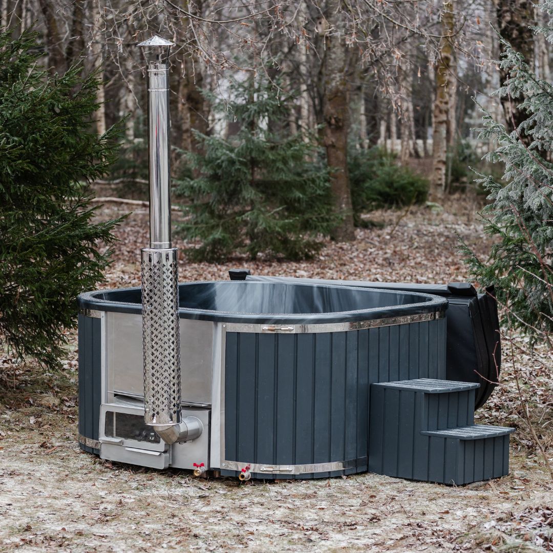 Квадратная акриловая горячая ванна (со встроенным нагревателем Horizon) 204×204