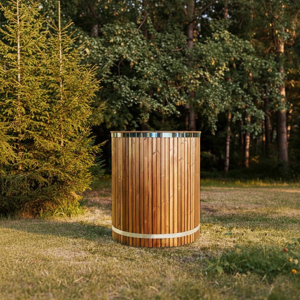 Одноместная ванна для холодной воды из нержавеющей стали