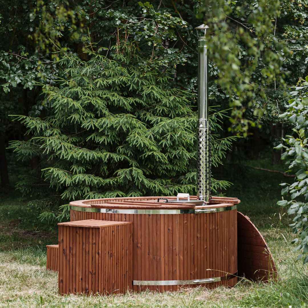 Гидромассажная (горячая) ванна из нержавеющей стали со встроенным нагревателем